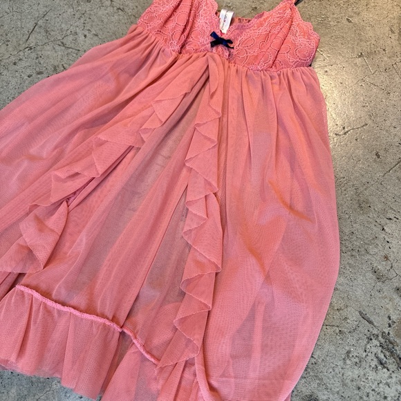 Cosabella lace teddy open front with blue accents size S - Picture 4 of 8